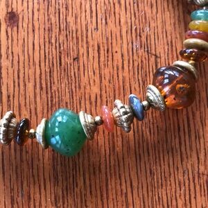 Vintage “Boho” Fall Fashion Bead Necklace
